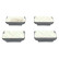 Brake pad set, disc brake 13.0460-4702.2 ATE, Thumbnail 2