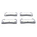 Brake pad set, disc brake 13.0460-4704.2 ATE, Thumbnail 2