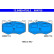 Brake pad set, disc brake 13.0460-4705.2 ATE