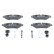 Brake pad set, disc brake 13.0460-4706.2 ATE, Thumbnail 2