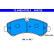 Brake Pad Set, disc brake 13.0460-4708.2 ATE