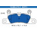 Brake pad set, disc brake 13.0460-4712.2 ATE