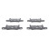 Brake pad set, disc brake 13.0460-4712.2 ATE, Thumbnail 2