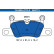 Brake pad set, disc brake 13.0460-4713.2 ATE