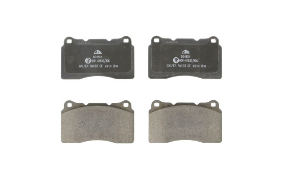 Brake Pad Set, disc brake 13.0460-4804.2 ATE