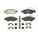 Brake Pad Set, disc brake 13.0460-4807.2 ATE