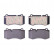 Brake Pad Set, disc brake 13.0460-4817.2 ATE