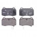 Brake Pad Set, disc brake 13.0460-4818.2 ATE