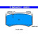 Brake Pad Set, disc brake 13.0460-4819.2 ATE