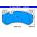 Brake Pad Set, disc brake 13.0460-4839.2 ATE