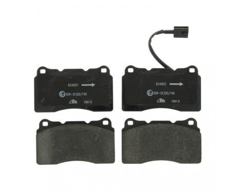 Brake Pad Set, disc brake 13.0460-4851.2 ATE