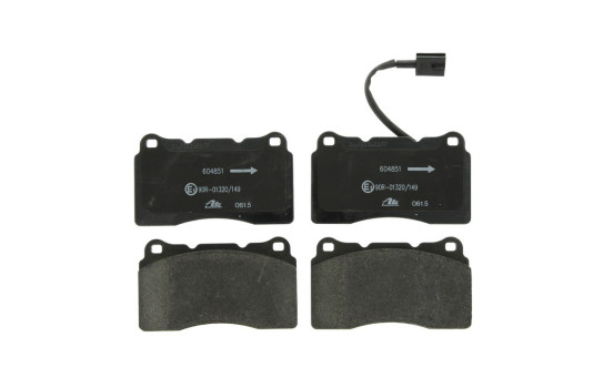 Brake Pad Set, disc brake 13.0460-4851.2 ATE