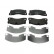 Brake Pad Set, disc brake 13.0460-4852.2 ATE