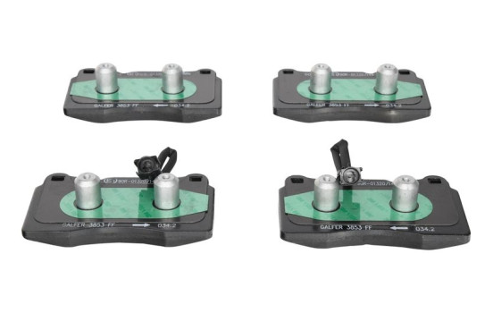 Brake Pad Set, disc brake 13.0460-4854.2 ATE, Image 3