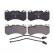 Brake Pad Set, disc brake 13.0460-4864.2 ATE