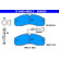 Brake Pad Set, disc brake 13.0460-4865.2 ATE