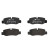 Brake Pad Set, disc brake 13.0460-4882.2 ATE