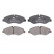 Brake Pad Set, disc brake 13.0460-4884.2 ATE