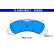 Brake Pad Set, disc brake 13.0460-4886.2 ATE