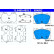 Brake Pad Set, disc brake 13.0460-4892.2 ATE