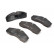 Brake Pad Set, disc brake 13.0460-4975.2 ATE