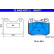Brake Pad Set, disc brake 13.0460-4977.2 ATE