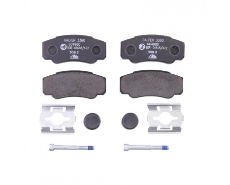 Brake Pad Set, disc brake 13.0460-4980.2 ATE