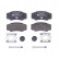 Brake Pad Set, disc brake 13.0460-4980.2 ATE