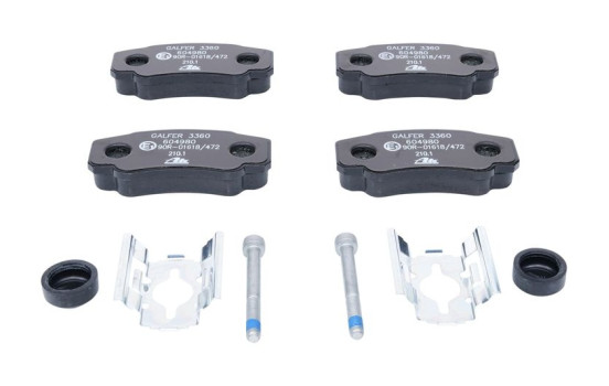 Brake Pad Set, disc brake 13.0460-4980.2 ATE, Image 3