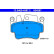 Brake Pad Set, disc brake 13.0460-4987.2 ATE