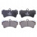 Brake Pad Set, disc brake 13.0460-4993.2 ATE