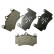 Brake Pad Set, disc brake 13.0460-4999.2 ATE