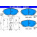 Brake Pad Set, disc brake 13.0460-5501.2 ATE