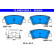 Brake Pad Set, disc brake 13.0460-5504.2 ATE