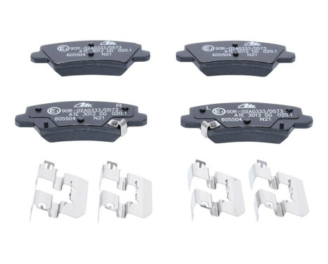 Brake Pad Set, disc brake 13.0460-5504.2 ATE, Image 2