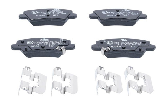 Brake Pad Set, disc brake 13.0460-5504.2 ATE, Image 2