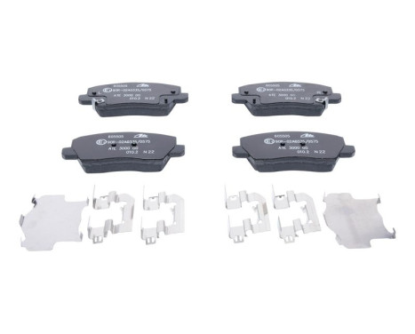 Brake Pad Set, disc brake 13.0460-5505.2 ATE, Image 2