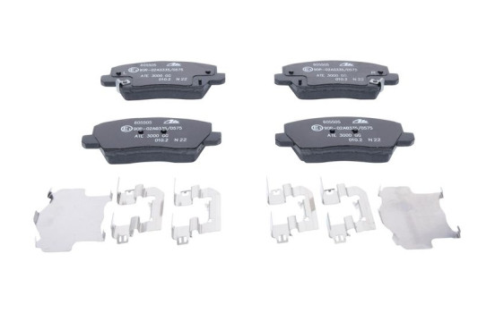 Brake Pad Set, disc brake 13.0460-5505.2 ATE, Image 2