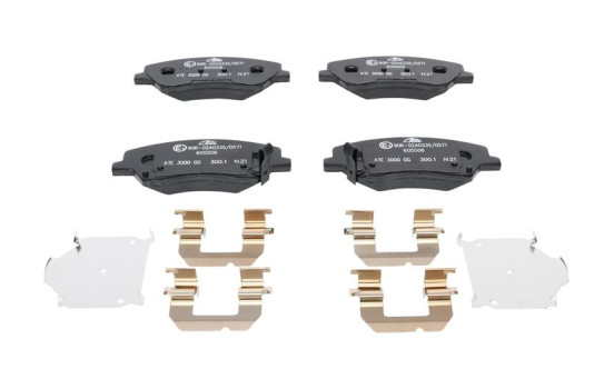 Brake pad set, disc brake 13.0460-5506.2 ATE, Image 2