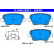 Brake pad set, disc brake 13.0460-5509.2 ATE