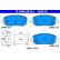 Brake pad set, disc brake 13.0460-5510.2 ATE