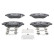 Brake pad set, disc brake 13.0460-5510.2 ATE, Thumbnail 2