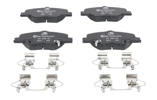 Brake pad set, disc brake 13.0460-5511.2 ATE, Image 2