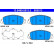 Brake Pad Set, disc brake 13.0460-5513.2 ATE