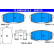 Brake Pad Set, disc brake 13.0460-5515.2 ATE