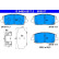 Brake pad set, disc brake 13.0460-5517.2 ATE