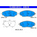 Brake Pad Set, disc brake 13.0460-5518.2 ATE