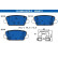 Brake pad set, disc brake 13.0460-5519.2 ATE