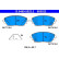 Brake pad set, disc brake 13.0460-5522.2 ATE