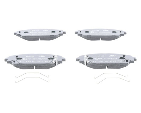 Brake pad set, disc brake 13.0460-5522.2 ATE, Image 2